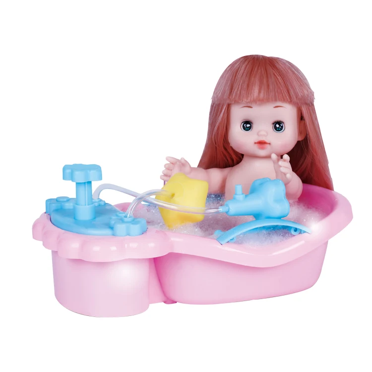 Muñeca de ducha de silicona para niñas, juguete de bebé realista,  funcional, gran oferta