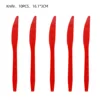 coltello rosso * 10 pz