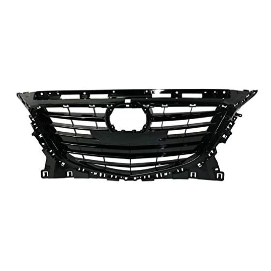 car parts black front Grille with Collision Warning for mazda3 2014 2015 2016 oem MA1200196