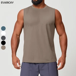 Men's Casual Summer Tank Tops Breathable Moisture Wicking Spandex Singlet Gym Clothes Wholesales Active Top for Summer Exercise