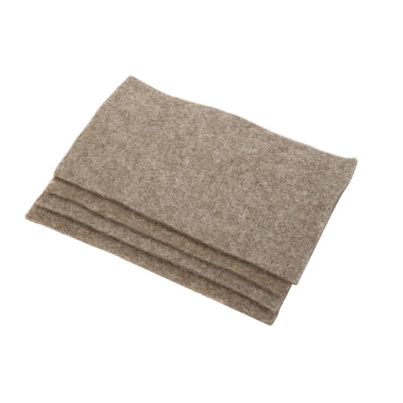 Изоляция овечьей шерсти на заказ, рулоны войлока толщиной 3 мм, 5 мм, 100% мериносовая шерсть