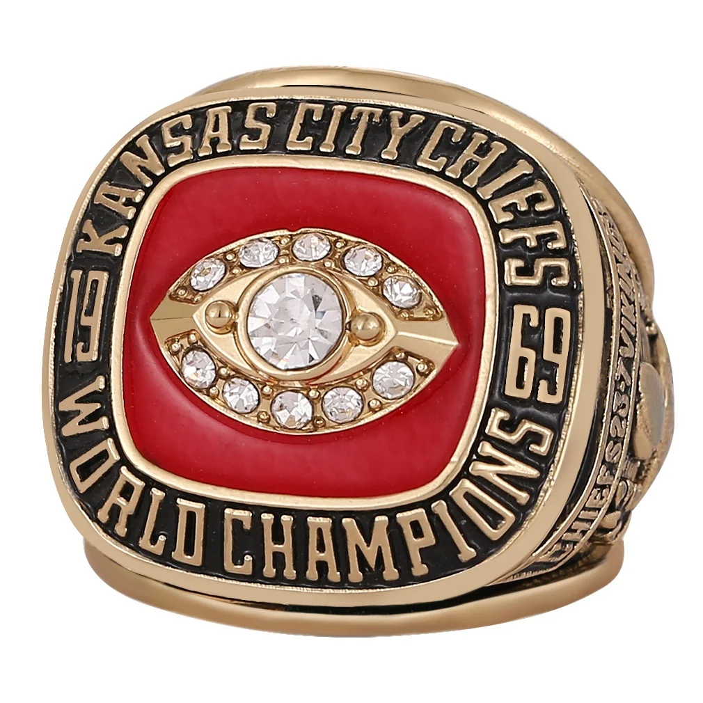 Wholesale NFL 1969 Kansas City Chiefs Super Bowl Championship Rings Gold  Ring Designs for Men Luxury Rings From m.