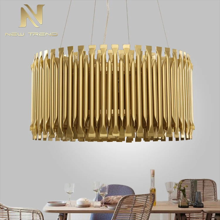 CPL-172 High End Indoor Decoration Living Room Dinging Room Custom Hanging Aluminum Led Chandelier Pendant Light