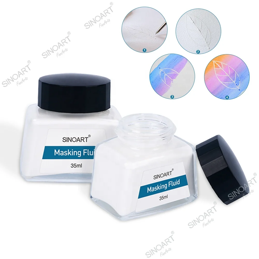 sinoart drawing gum 35ml masking fluid