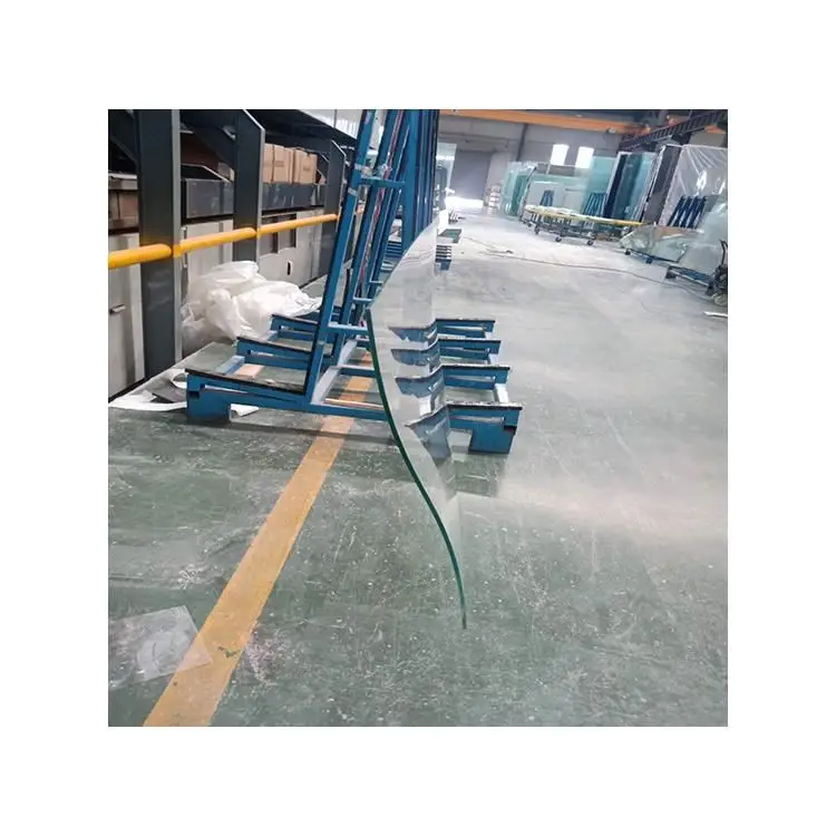 Top Quality Customized Size and Thickness Building Tempered Curved Glass Price