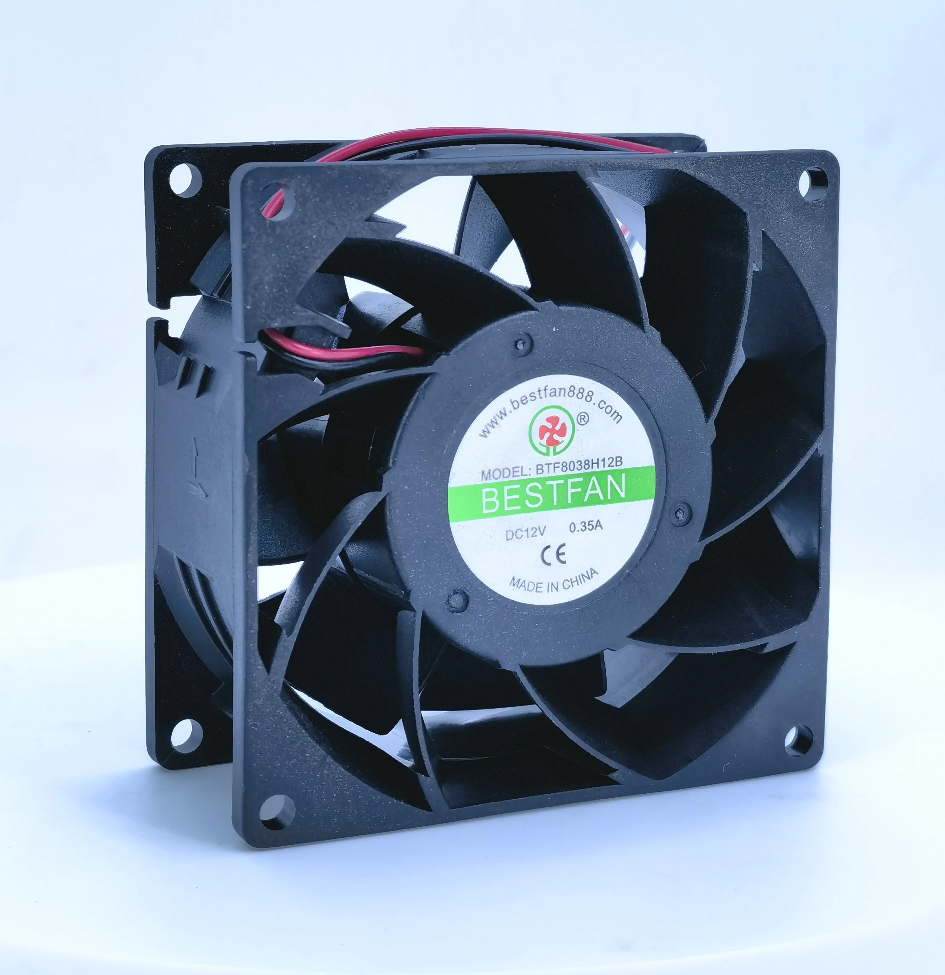 Axial Flow Fan, 8038, 24V, Plastic, 12V - detail 4