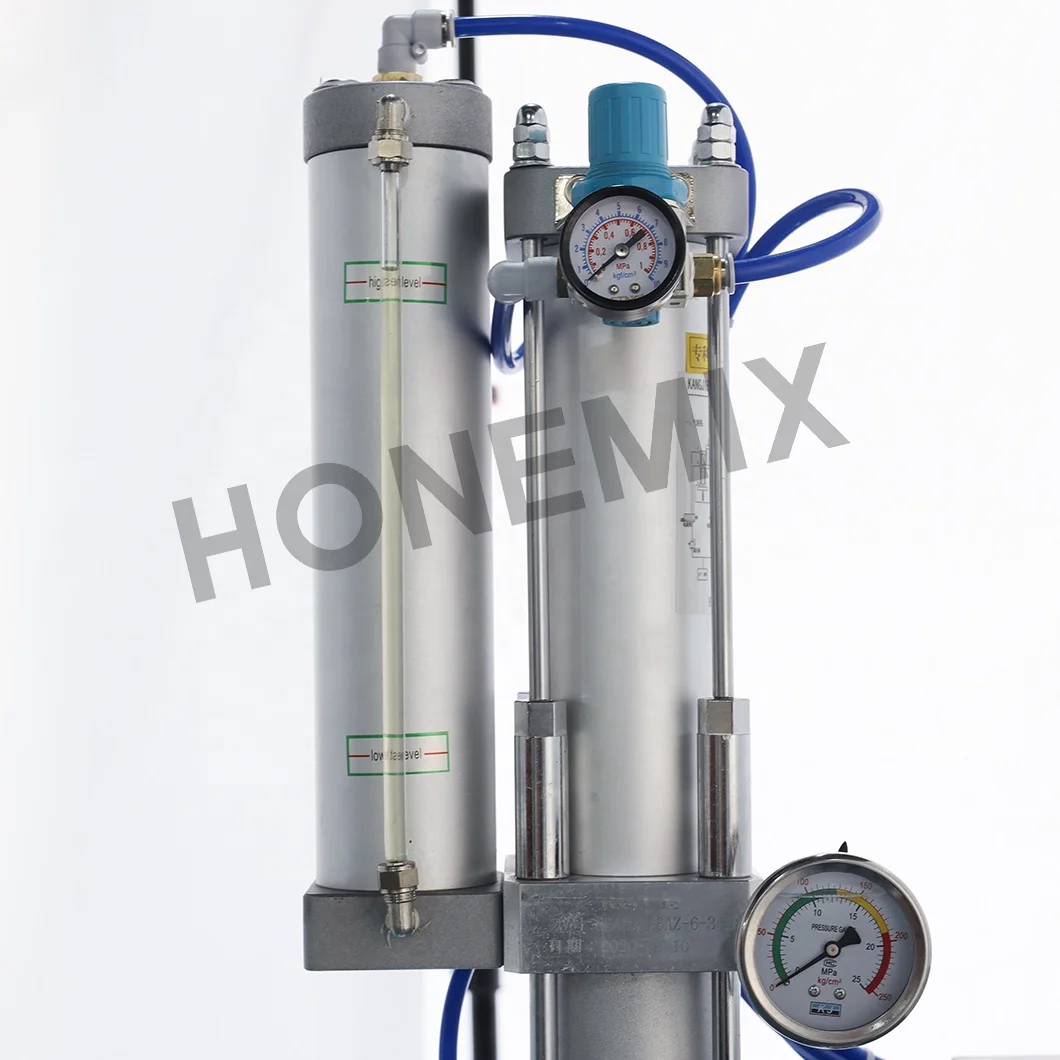 Perfume Mixer, Perfume Freezing filter, Perfume making Machine all pneumatic 100L/H