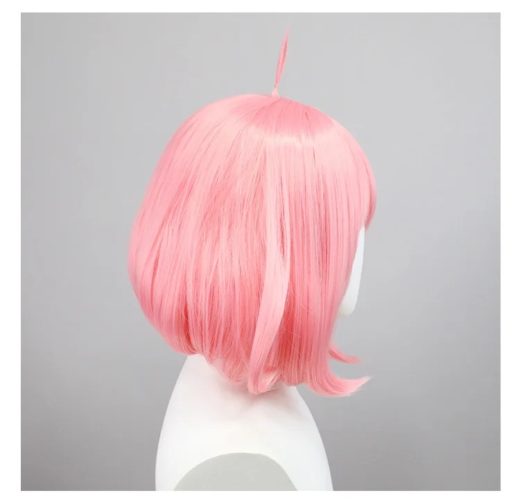 Cute Wigs SPY FAMILY Wig Cosplay Short Pink Curly Anya Forger