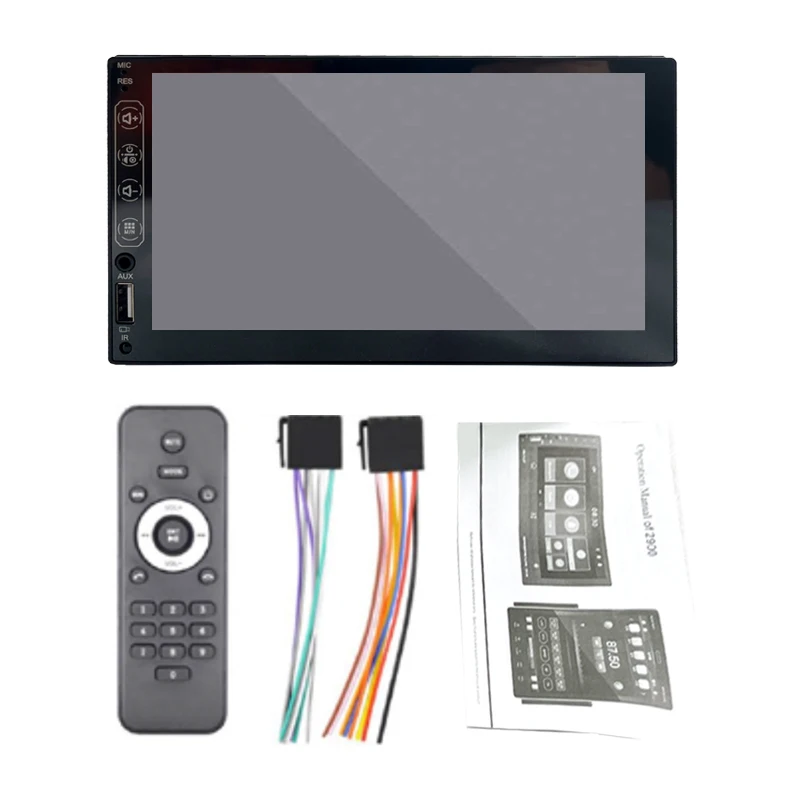 2 Din Car Wired Player 7 Inch Audio Stereo Radio HD MP5 Capacitive Screen Screen Mirror Link BT USB FM Autoradio 7029C