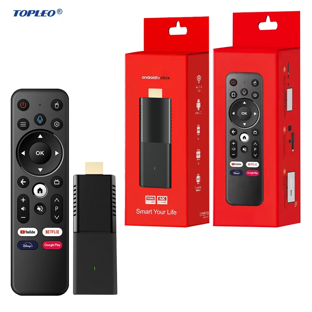 Topleo Smart Tv Stick Android 10 2.4g 5g Wifi Media Player Android Tv ...