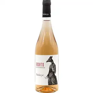 Italian Rosé Wine Cannonau DOC Sweet and Dry Aperitif for Fish Soup and Appetizers 6 Bottles in Barrel Packaging Per Box