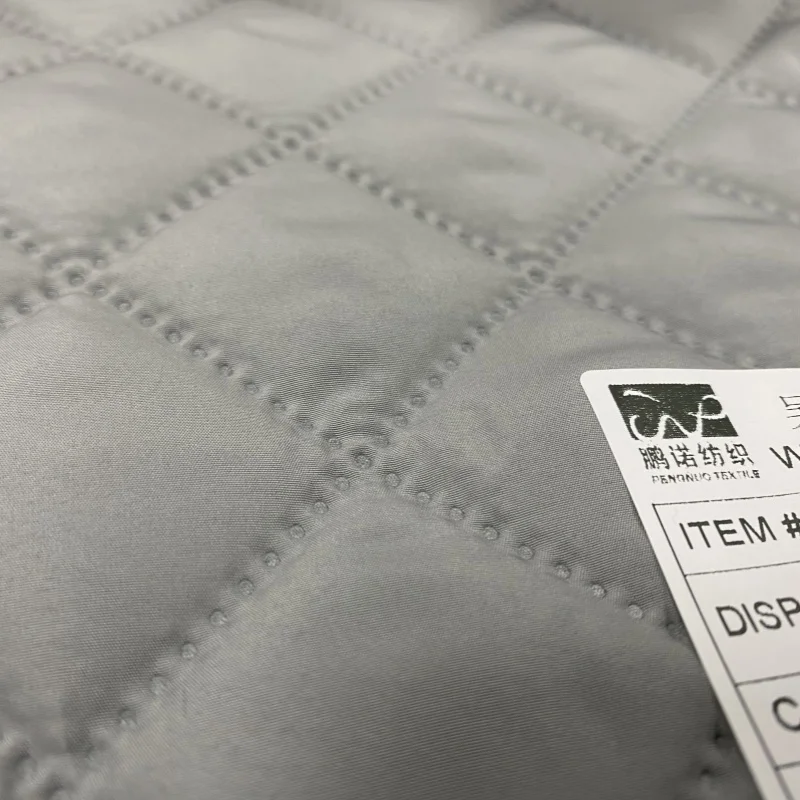 Ultrasonic&normal Quilting Fabric with Padding Non-woven Fabric Customized Polyester Nylon Cotton Rayon Viscose Bonded
