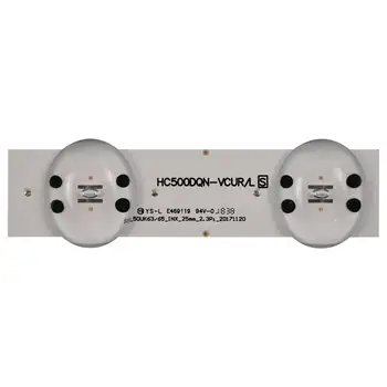 WGUOGO Tiras De Retroiluminación LED Para TV – Compatible Con HC500DQN-VCUR/LS 50UK63/65_INX_25mm_2.3P1 (Repuesto Original)