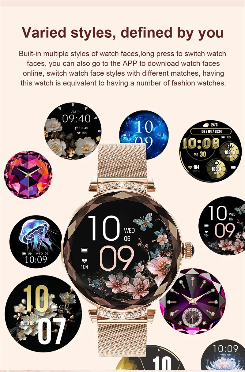 2024 New Arrivals NX7 Pro AMOLED Smart Watch 1.19 inch 390*390 Round Screen BT Calling FitCloudPro IP68 Reloj NX7 Pro Smartwatch for Women (10).jpg