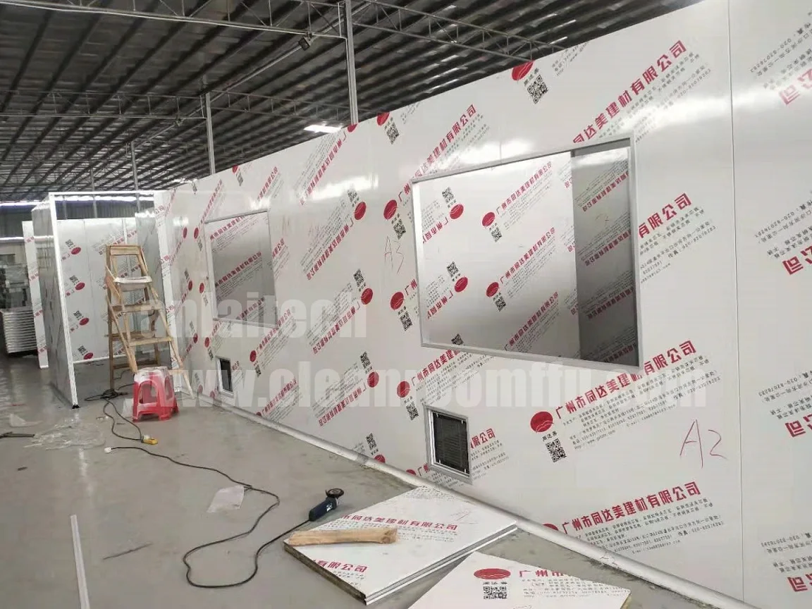 50 square meters Modular Clean room with Gowning room