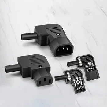 Re-Wirable IEC C13 C14 AC Power Plugs Assembly Plug Adapter Adaptor For Wholesale