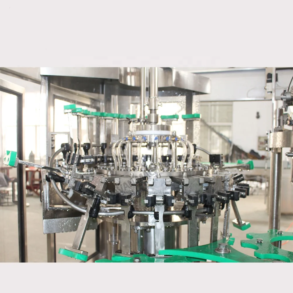 Turnkey Project Automatic Washing Filling Capping Machine for Alcohol Drinking Automatic Glass Bottled Gin Production factory