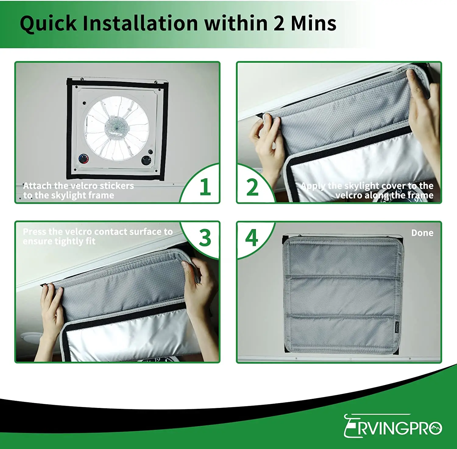 Rv Insulated Roof Vent Sunroof Sun Shade,16inch Rv Skylight