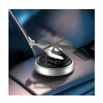 Model 2023 new products Car dashboard decoration solar air freshener colorful smell creative helicopter