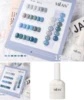 12 colors fluorescent blue