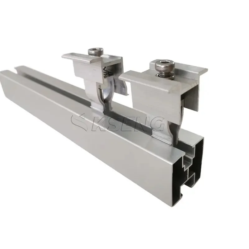 Aluminum Rail Pv Roof Mounting Structure Solar Panel Mounting Rail ...
