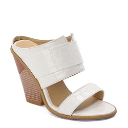 WETKISS/оптовая продажа; Сезон весна-осень; Большие размеры женские босоножки на высоких каблуках; Босоножки; Летние босоножки в западном стиле; Женские шлепанцы без задника с открытыми пальцами дешево