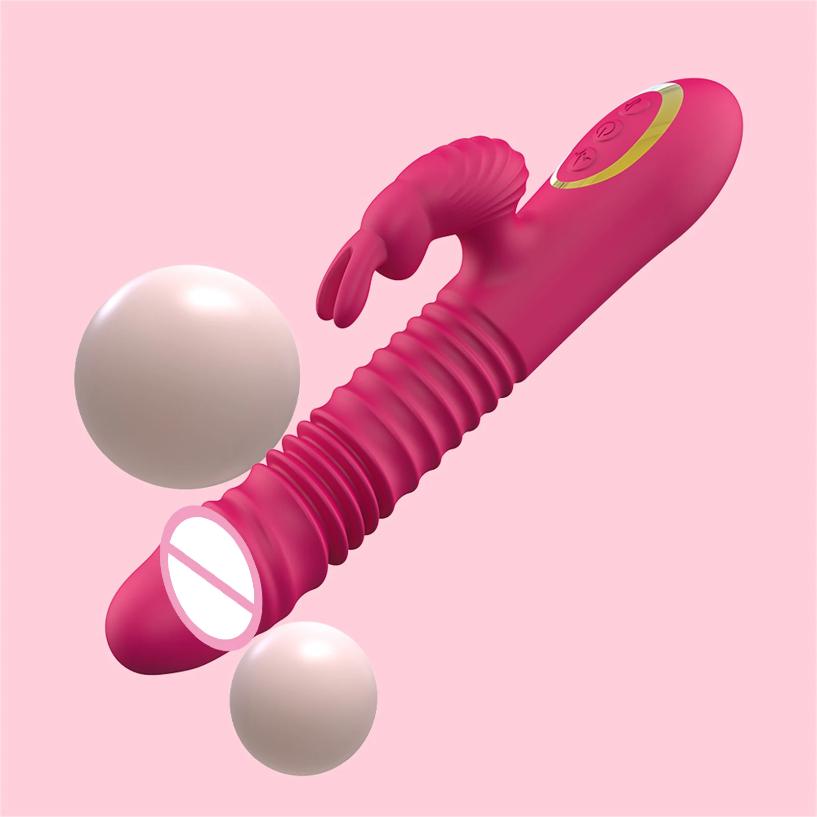 stoßender dildo Vibrierender, rotierender und stoßender Dildo von Pretty Love main image 0
