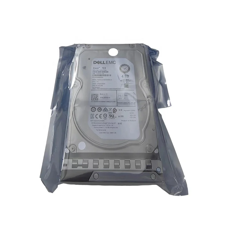 Dell 4TB 7.2K RPM SATA Hot-Plug Hard Drive for Servers - Reliable