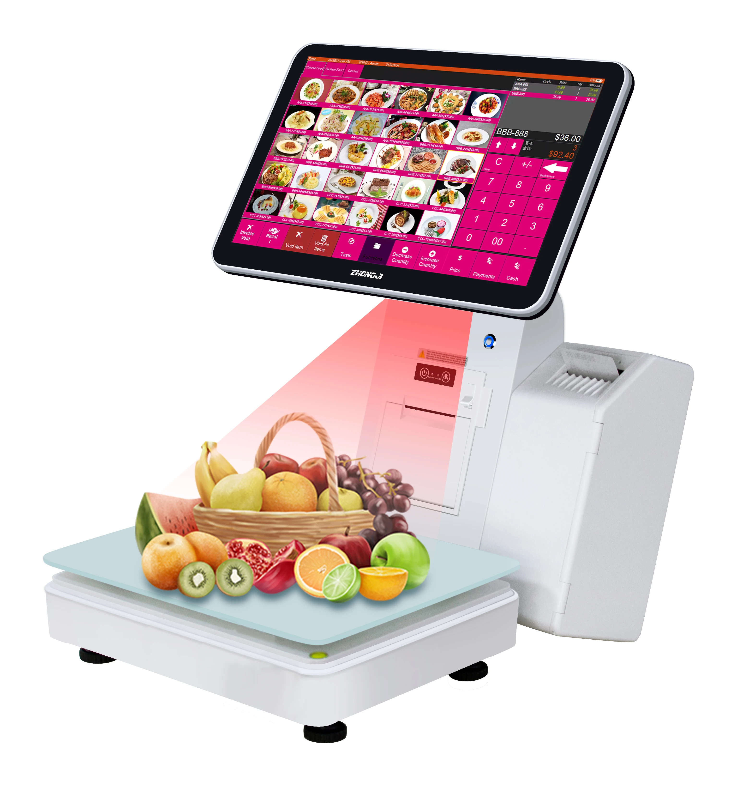 LS9 Butcher Meat Store Multi Language POS Scale Printer