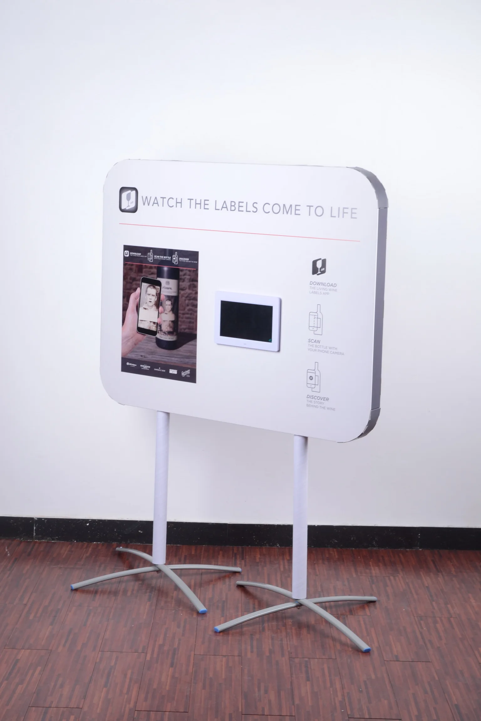 Custom Floor-Standing Cardboard Display Racks for Advertising Poster Display Board and Totem Rack