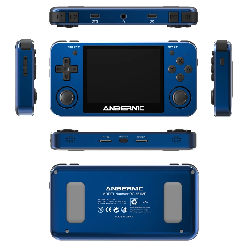 Anbernic RG351MP Retro Gaming Console 3.5 Inch IPS Screen 640*480 