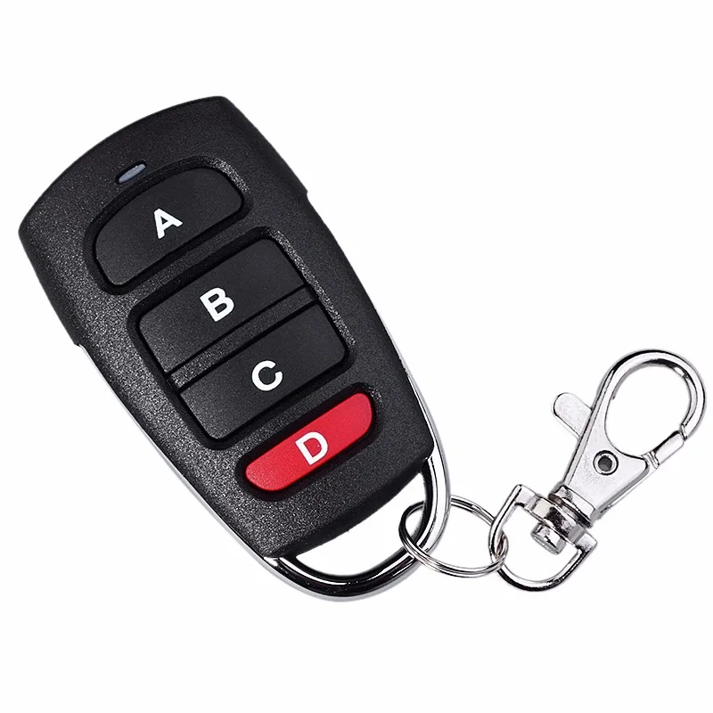 433MHz  Keychain Remote Control Universal Garage Door Opener with Plastic Duplicates Replaces Original Remote Controls YET084