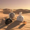Frasco de perfume blanco