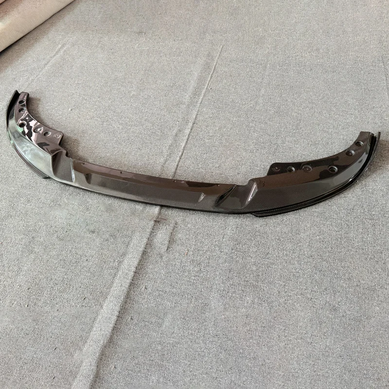 product tiypeor real carbon fiber front spoiler bumper lip diffuser for bmw 4 series g22 3d style 3k twill weave front chain spoiler951-5