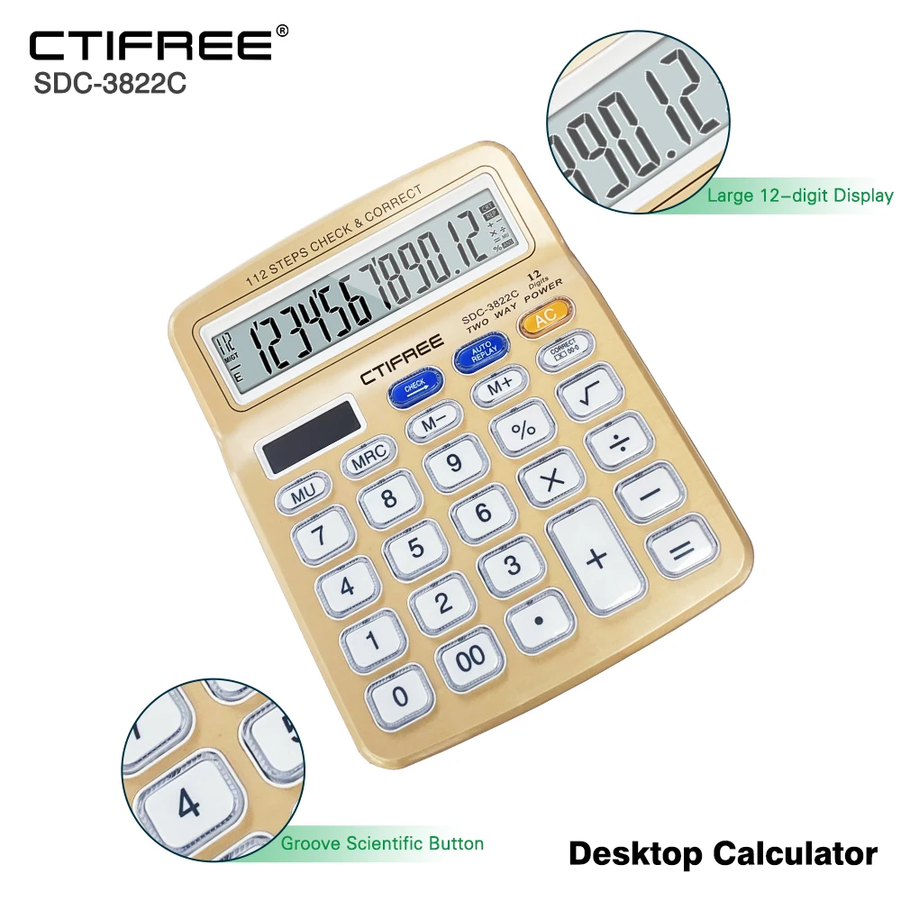 Калькулятор CT-3822C финансовый офиса рассчитать cientifica калькулятора канцелярские принадлежности сайт calculador с украшением в виде кристаллов калькулятор 12