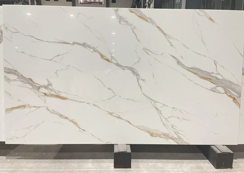 Wholesale Various Nano Crystallized Glass White Artificial Stones for Kitchen Countertop factory