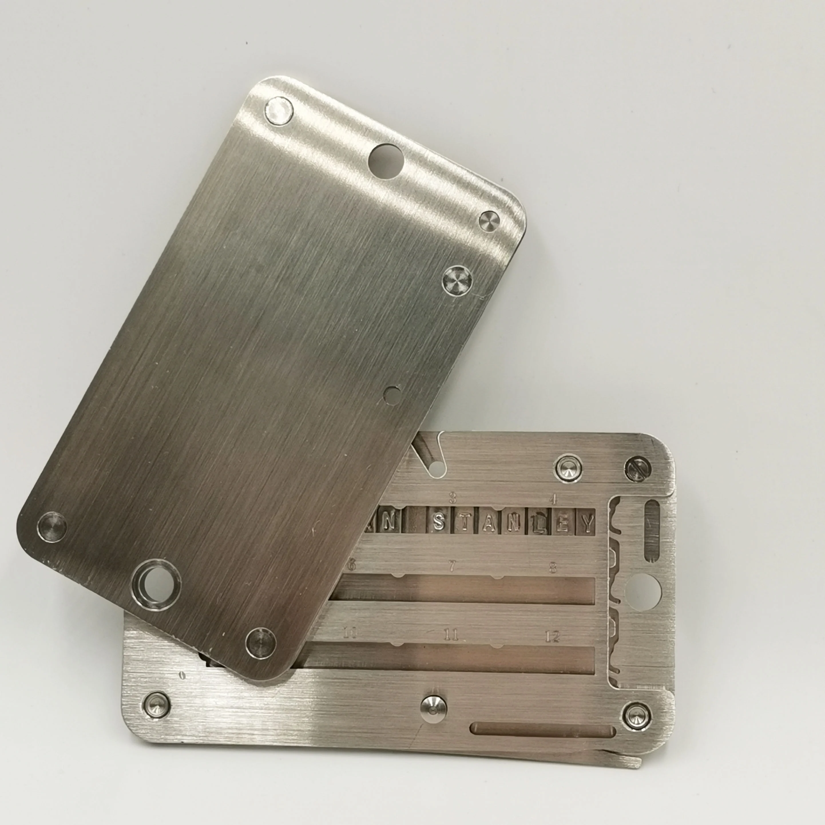 Crypto Seed Phrase Storage ,304 Stainless Steel Secure Wallet, Private Key  Recovery Cold Storage Backup 3 Plates 24 Words