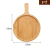 9-inch bamboo and wood pizza pan