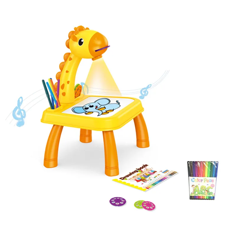 funny yellow intelligent kids study toy