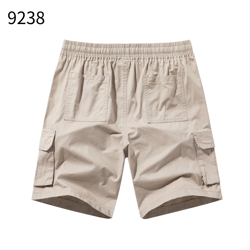 Bermudas de tubo urbano para hombre, tela corta de algodón