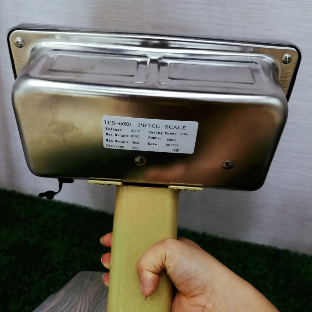 60kg Digital Platform Weight Scale With 4V/4AH Rechargeable Battery