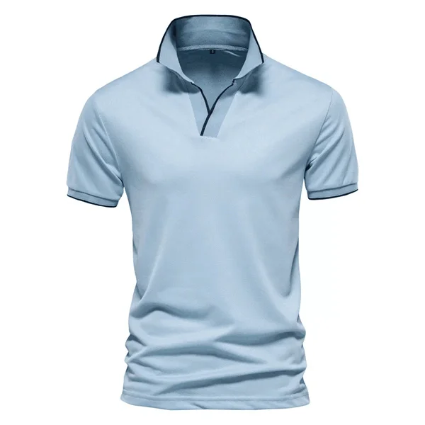 Summer new design custom logo mens clothing polo shirts