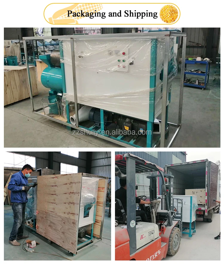 Good Performance Maize Peeling Machine Corn Grinding Machine