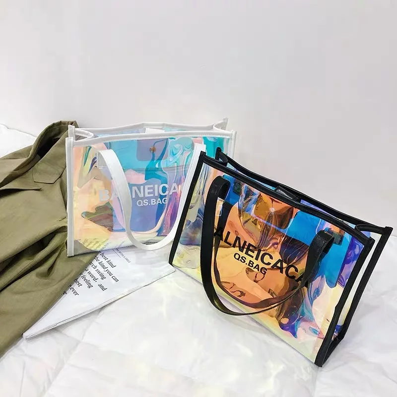 Raymond Custom Jelly Pvc Bags Pvc Clear Fashion Large Pvc Bags Transparent Bag For Women