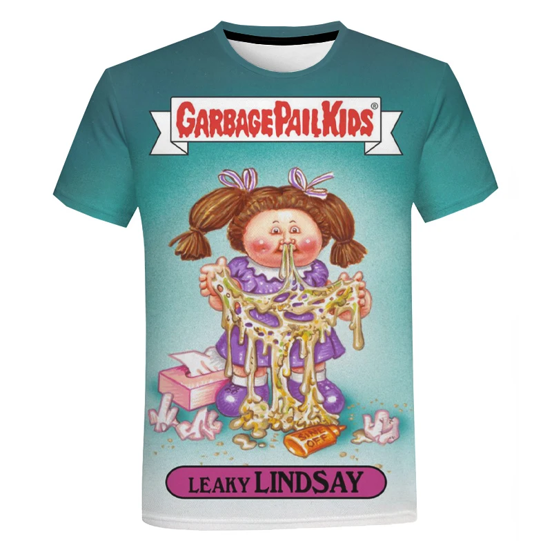 New Fashion Garbage Pail Kids 3D printed Shirts for Men and Kids Casual Style 3D Printing Shirt From Men O-neck Streetwear Tops