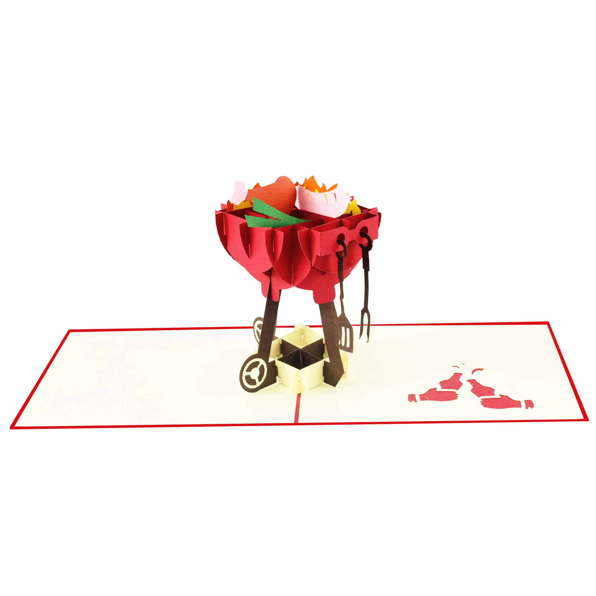 烧烤庆祝祝贺3d手工弹出式贺卡礼品批发越南 - buy pop-up card,3d