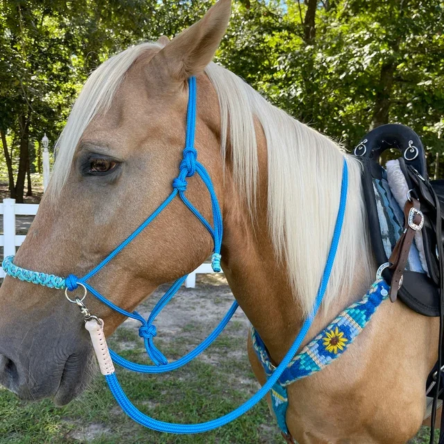 Harnais Pour Poney En Corde Rouge Vintage – Matériel D'équitation