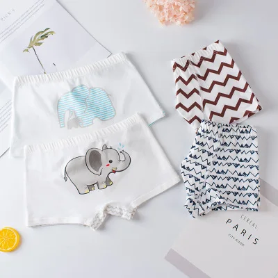 Детское нижнее белье высокого качества для детей 40S чёсаный хлопок, милая детская одежда с принтом, нижнее белье