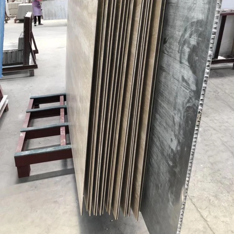 GOLDTOP OEM/ODM Beige Travertine Slabs Walling Roman Travertine Travertino Aluminum Fireproof Honeycomb Stone Composite Panels