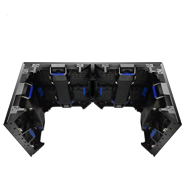L-shaped Pixel Pitch 2.6mm P2.6 Curved Indoor LED Rental Screen Tv Show Background Unilumin ultra Thin Display